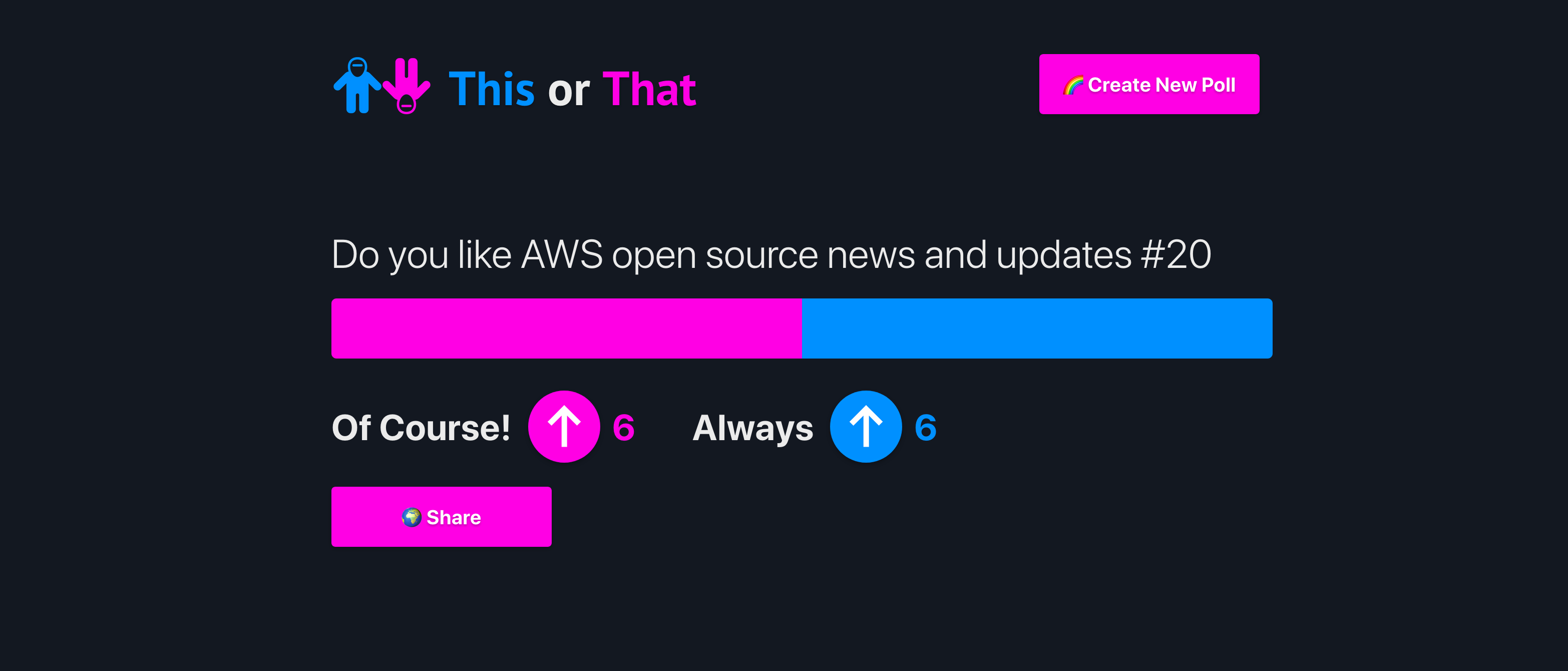 Example poll